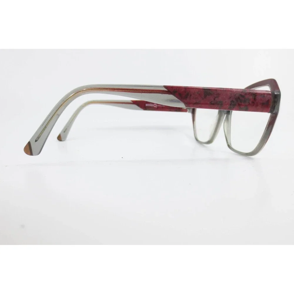 Etnia Barcelona Pavia GYRD Red Marble Grey Cat Eye Eyeglasses Frames 55-16-140